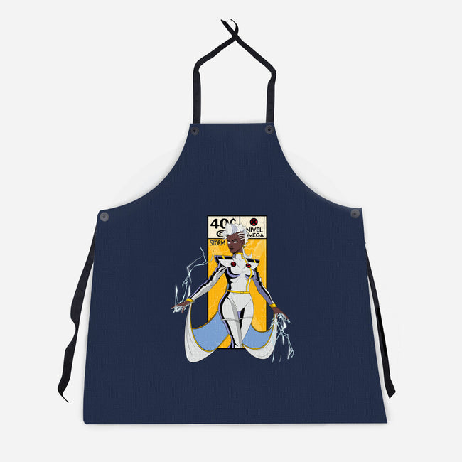 The Fury Of The Storm-Unisex-Kitchen-Apron-AqueleJutsu