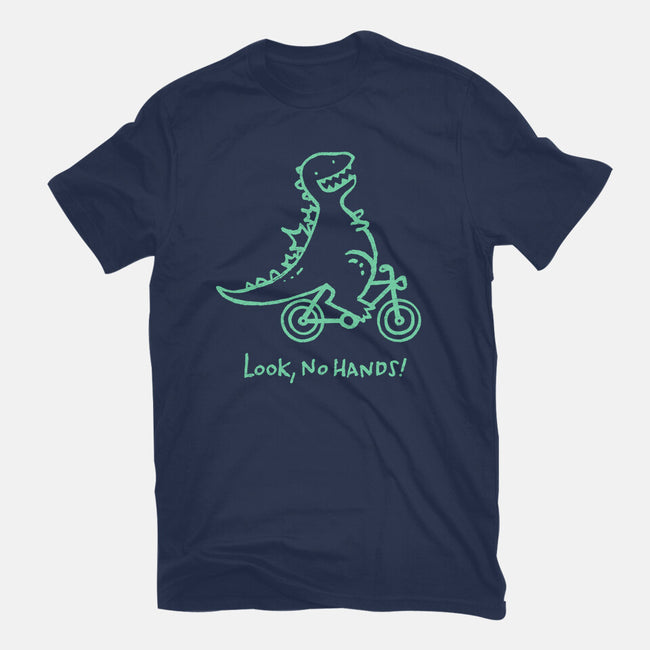 Look No Hands-Mens-Heavyweight-Tee-Wenceslao A Romero