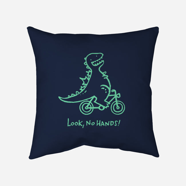 Look No Hands-None-Removable Cover-Throw Pillow-Wenceslao A Romero