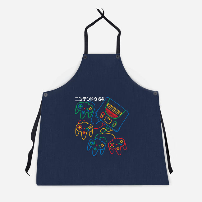 Retro N64-Unisex-Kitchen-Apron-dalethesk8er