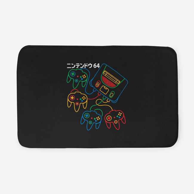 Retro N64-None-Memory Foam-Bath Mat-dalethesk8er