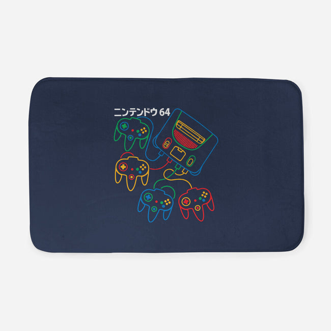 Retro N64-None-Memory Foam-Bath Mat-dalethesk8er