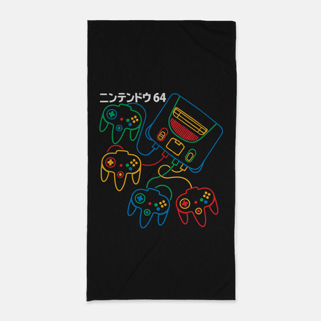 Retro N64-None-Beach-Towel-dalethesk8er