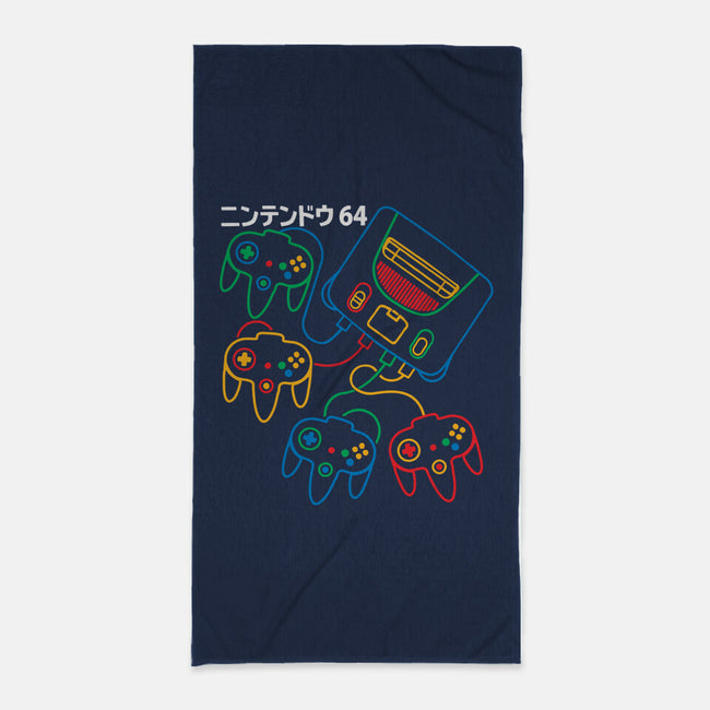 Retro N64-None-Beach-Towel-dalethesk8er