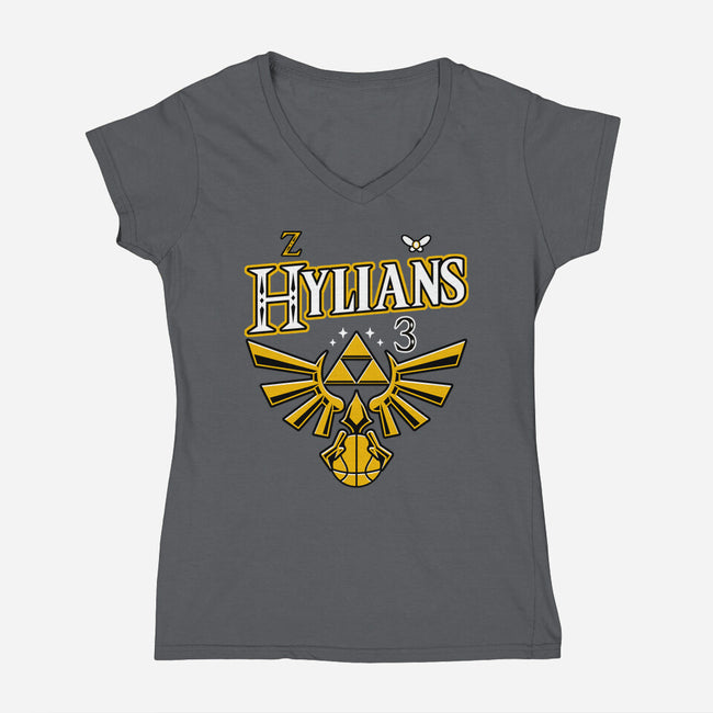 Hylians Jersey-Womens-V-Neck-Tee-estudiofitas