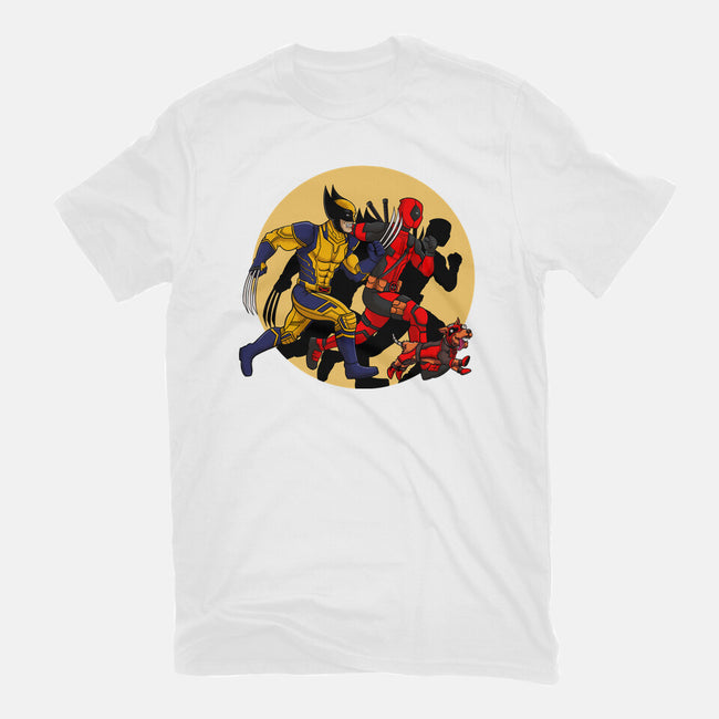 The Adventure Of Deapool And Wolverine-Womens-Basic-Tee-sin9lefighter