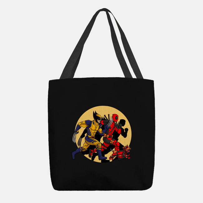 The Adventure Of Deapool And Wolverine-None-Basic Tote-Bag-sin9lefighter