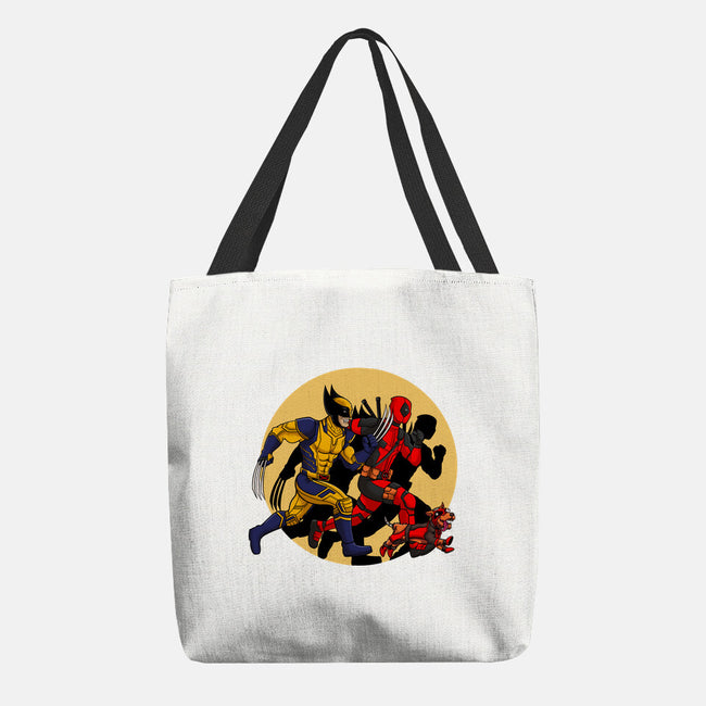 The Adventure Of Deapool And Wolverine-None-Basic Tote-Bag-sin9lefighter