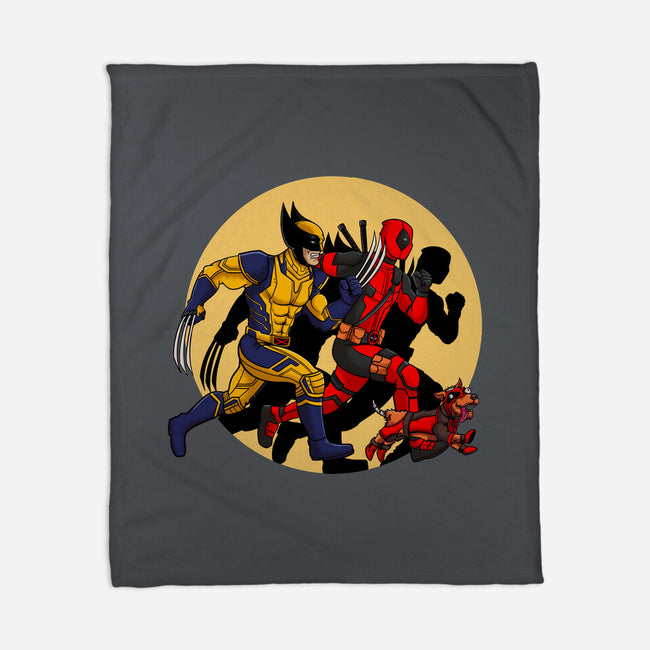 The Adventure Of Deapool And Wolverine-None-Fleece-Blanket-sin9lefighter