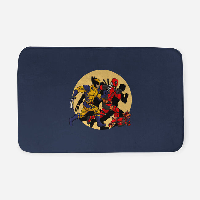 The Adventure Of Deapool And Wolverine-None-Memory Foam-Bath Mat-sin9lefighter