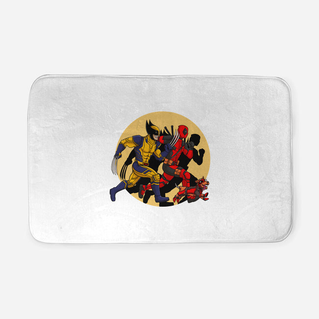 The Adventure Of Deapool And Wolverine-None-Memory Foam-Bath Mat-sin9lefighter