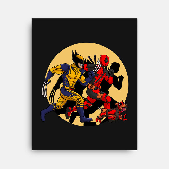 The Adventure Of Deapool And Wolverine-None-Stretched-Canvas-sin9lefighter