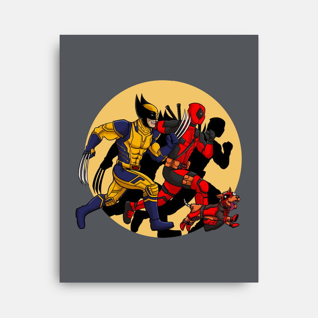 The Adventure Of Deapool And Wolverine-None-Stretched-Canvas-sin9lefighter