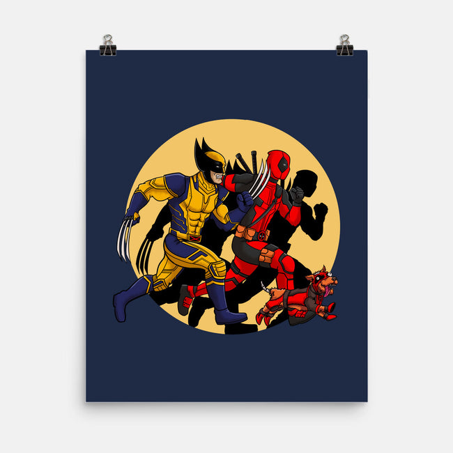 The Adventure Of Deapool And Wolverine-None-Matte-Poster-sin9lefighter