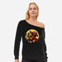 The Adventure Of Deapool And Wolverine-Womens-Off Shoulder-Sweatshirt-sin9lefighter