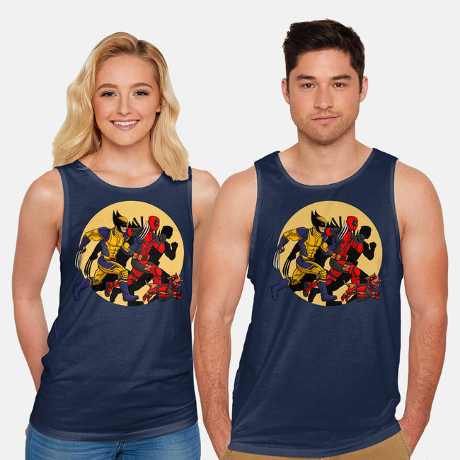 The Adventure Of Deapool And Wolverine-Unisex-Basic-Tank-sin9lefighter