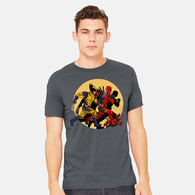 The Adventure Of Deapool And Wolverine-Mens-Heavyweight-Tee-sin9lefighter