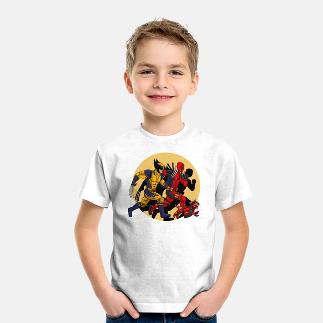 The Adventure Of Deapool And Wolverine-Youth-Basic-Tee-sin9lefighter