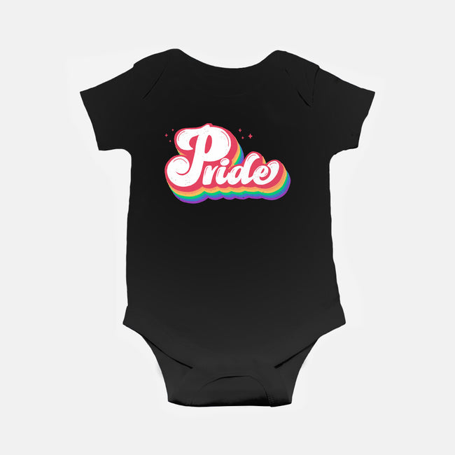 Pride Vintage Text-Baby-Basic-Onesie-xMorfina