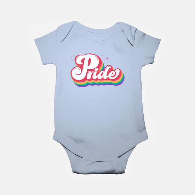 Pride Vintage Text-Baby-Basic-Onesie-xMorfina