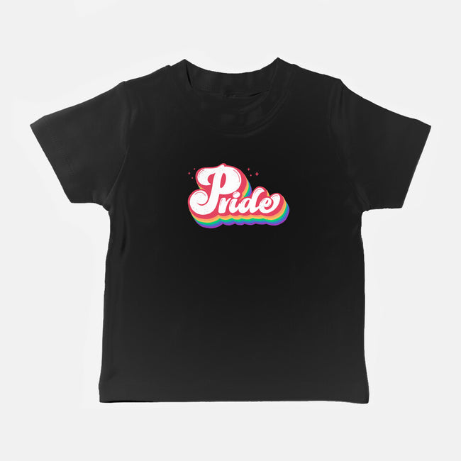 Pride Vintage Text-Baby-Basic-Tee-xMorfina