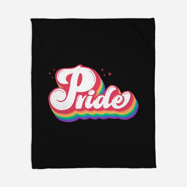 Pride Vintage Text-None-Fleece-Blanket-xMorfina