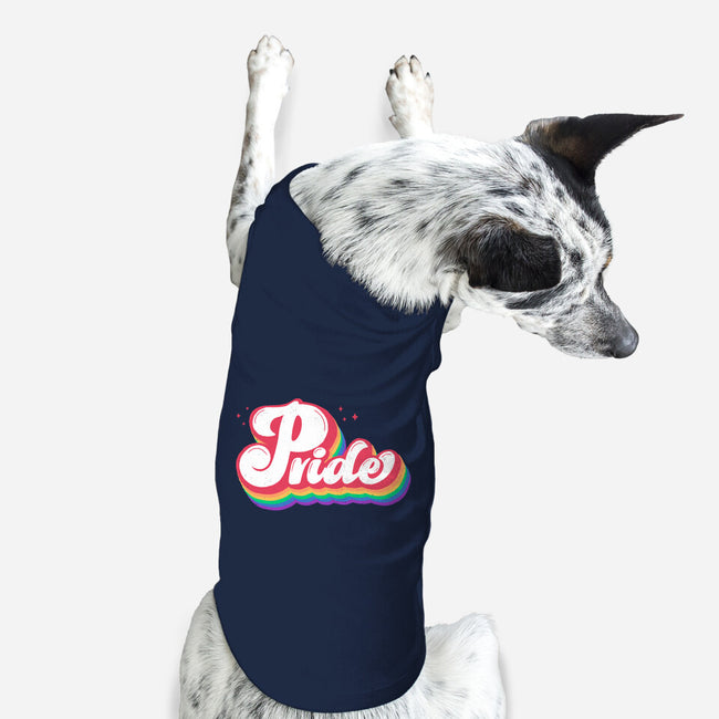 Pride Vintage Text-Dog-Basic-Pet Tank-xMorfina