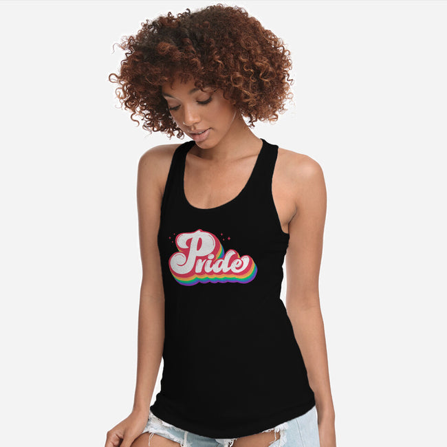 Pride Vintage Text-Womens-Racerback-Tank-xMorfina