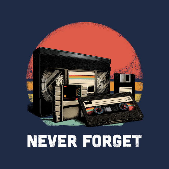 Never Forget Cassette-Womens-Basic-Tee-GoshWow