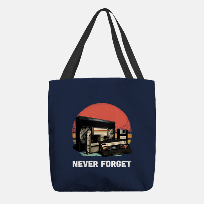 Never Forget Cassette-None-Basic Tote-Bag-GoshWow