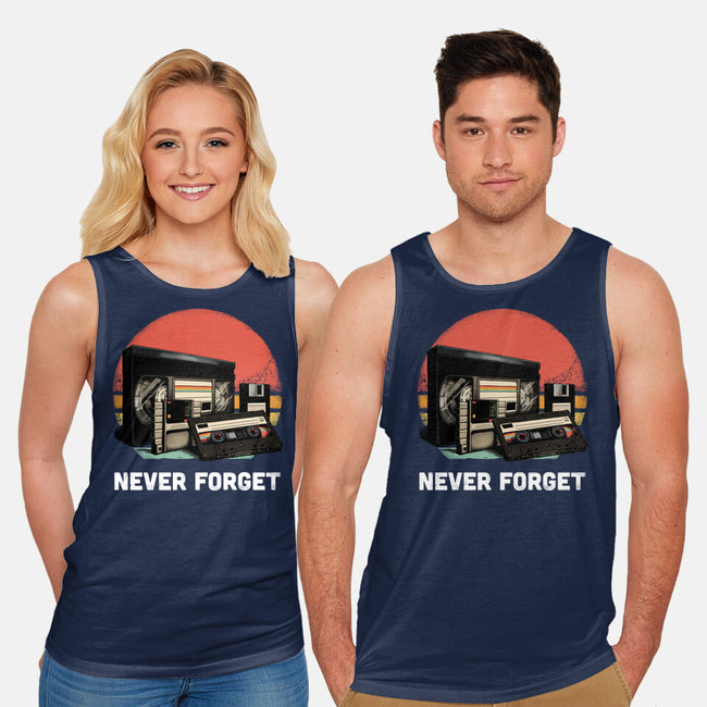 Never Forget Cassette-Unisex-Basic-Tank-GoshWow