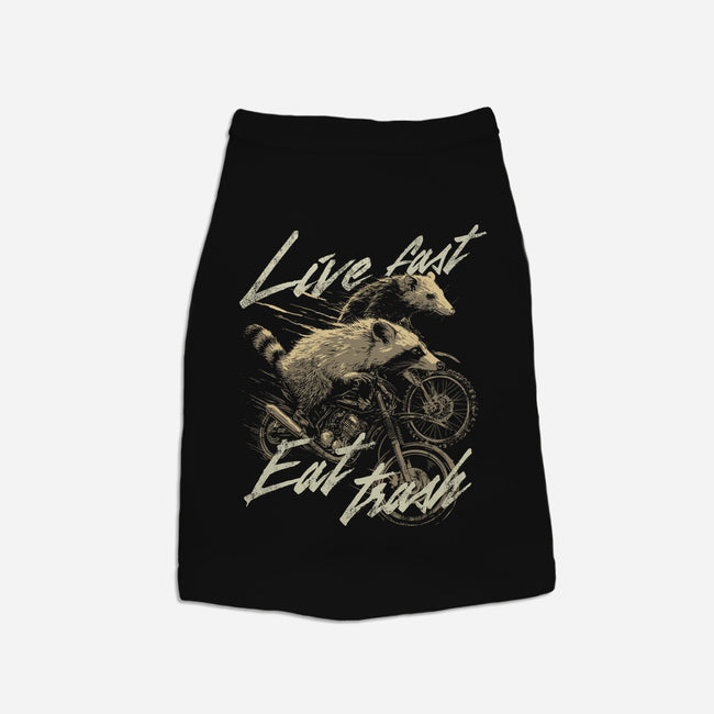 Raccoon Live Fast Eat Trash-Cat-Basic-Pet Tank-GoshWow