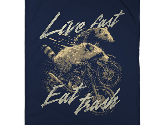 Raccoon Live Fast Eat Trash