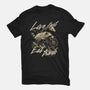 Raccoon Live Fast Eat Trash-Mens-Heavyweight-Tee-GoshWow