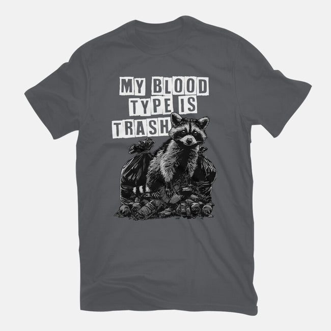 Trash Blood Type-Womens-Basic-Tee-GoshWow