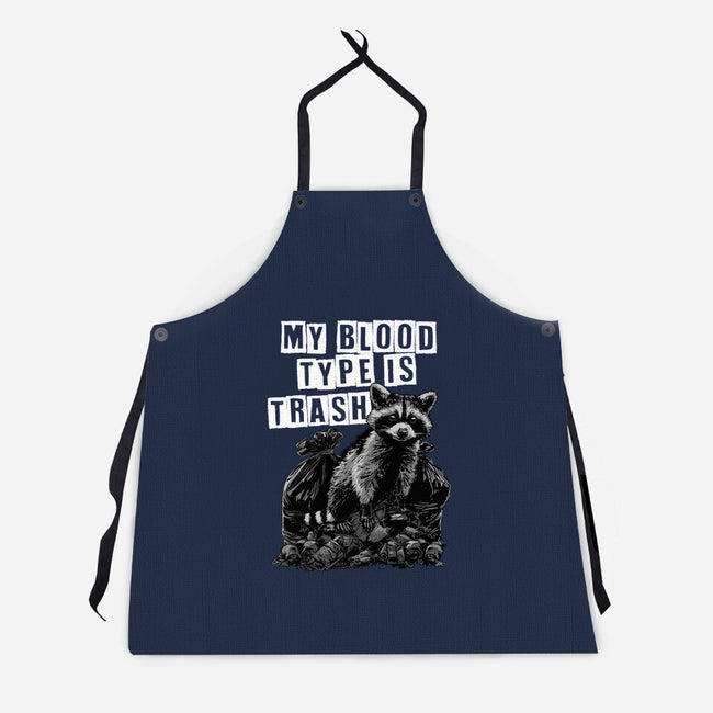 Trash Blood Type-Unisex-Kitchen-Apron-GoshWow