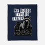 Trash Blood Type-None-Fleece-Blanket-GoshWow