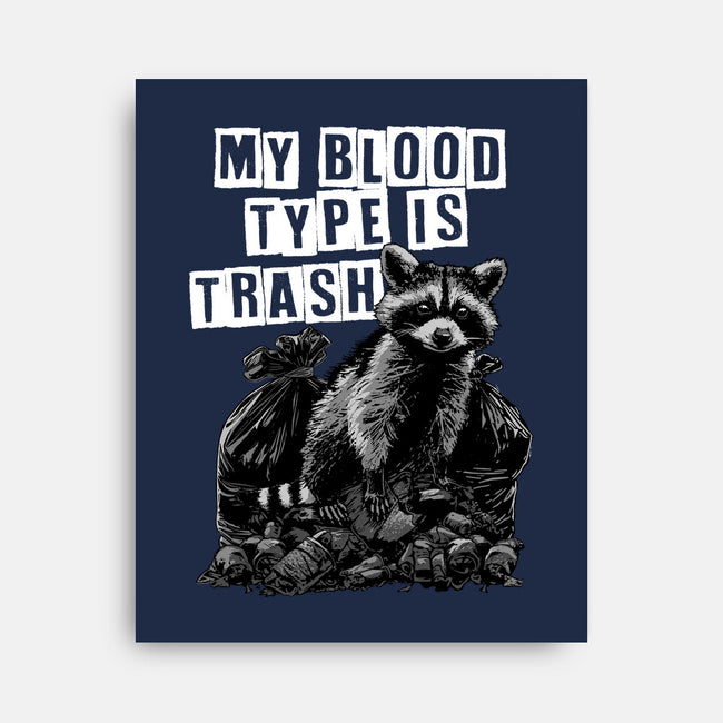 Trash Blood Type-None-Stretched-Canvas-GoshWow