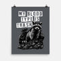 Trash Blood Type-None-Matte-Poster-GoshWow