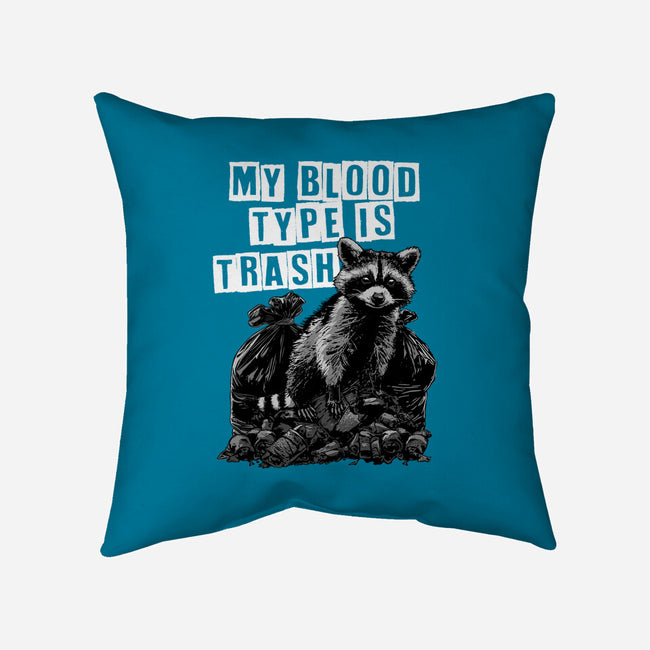 Trash Blood Type-None-Removable Cover-Throw Pillow-GoshWow