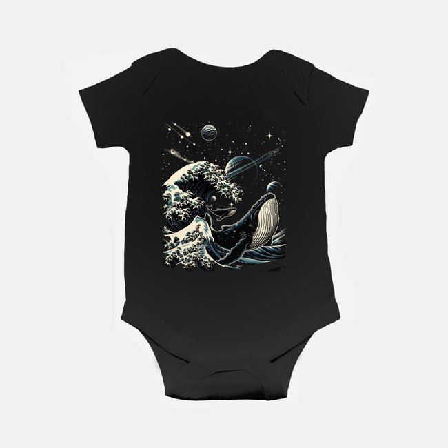 Cosmic Kanagawa-Baby-Basic-Onesie-GoshWow