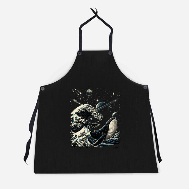 Cosmic Kanagawa-Unisex-Kitchen-Apron-GoshWow