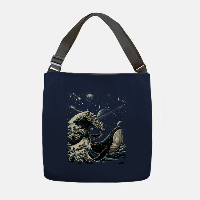 Cosmic Kanagawa-None-Adjustable Tote-Bag-GoshWow