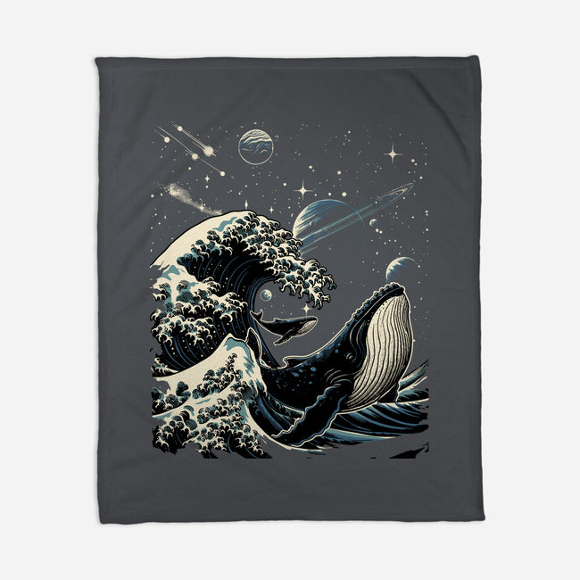 Cosmic Kanagawa-None-Fleece-Blanket-GoshWow