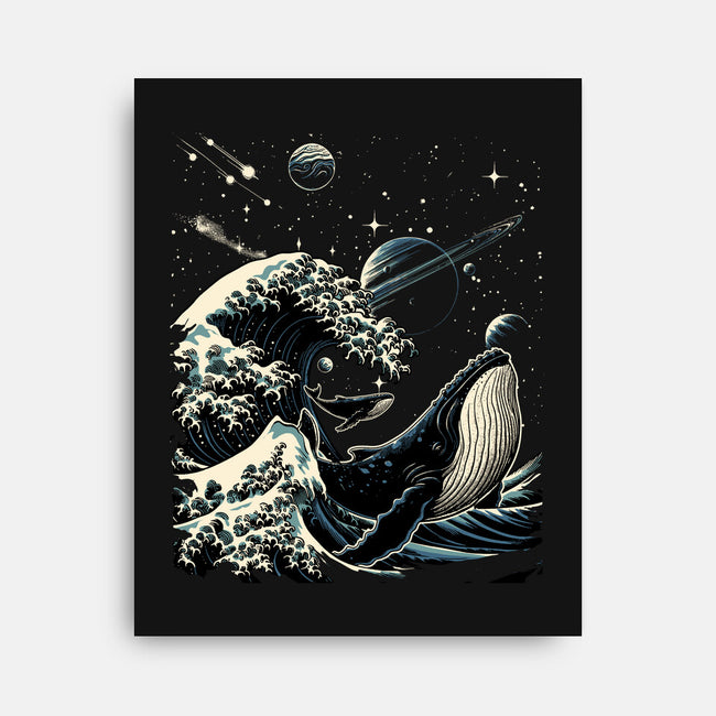 Cosmic Kanagawa-None-Stretched-Canvas-GoshWow