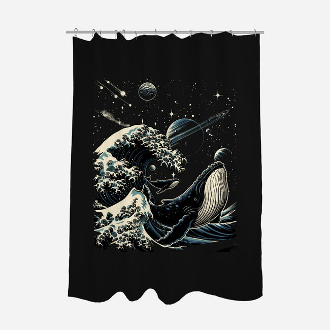 Cosmic Kanagawa-None-Polyester-Shower Curtain-GoshWow