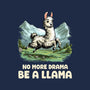 Drama Llama-None-Removable Cover-Throw Pillow-GoshWow