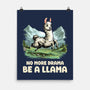 Drama Llama-None-Matte-Poster-GoshWow