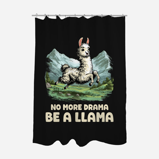 Drama Llama-None-Polyester-Shower Curtain-GoshWow