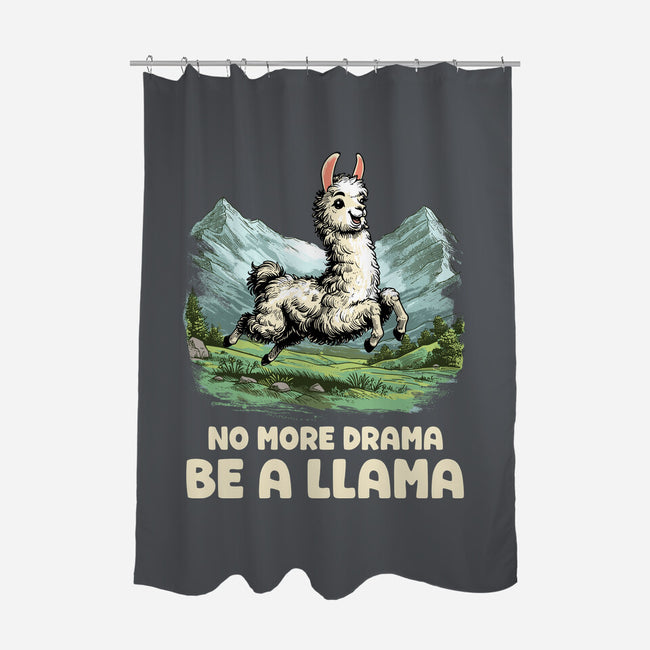 Drama Llama-None-Polyester-Shower Curtain-GoshWow